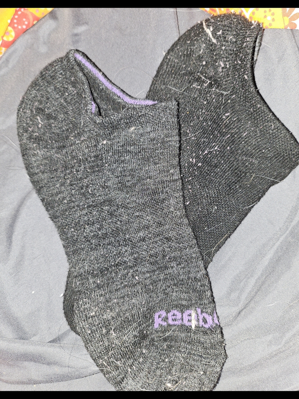 Reebok Black Ankle Socks – Preowned Women’s Athletic Socks Size 10-12